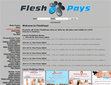 Tablet Screenshot of fleshpays.com